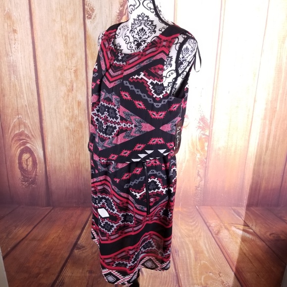 S.L. Fashions Sleeveless Midi Dress B105 - Picture 2 of 5